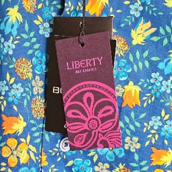 BUGATCHI Men's Liberty Fabric Floral Shirt - NWT - Medium - Picture 3 of 4